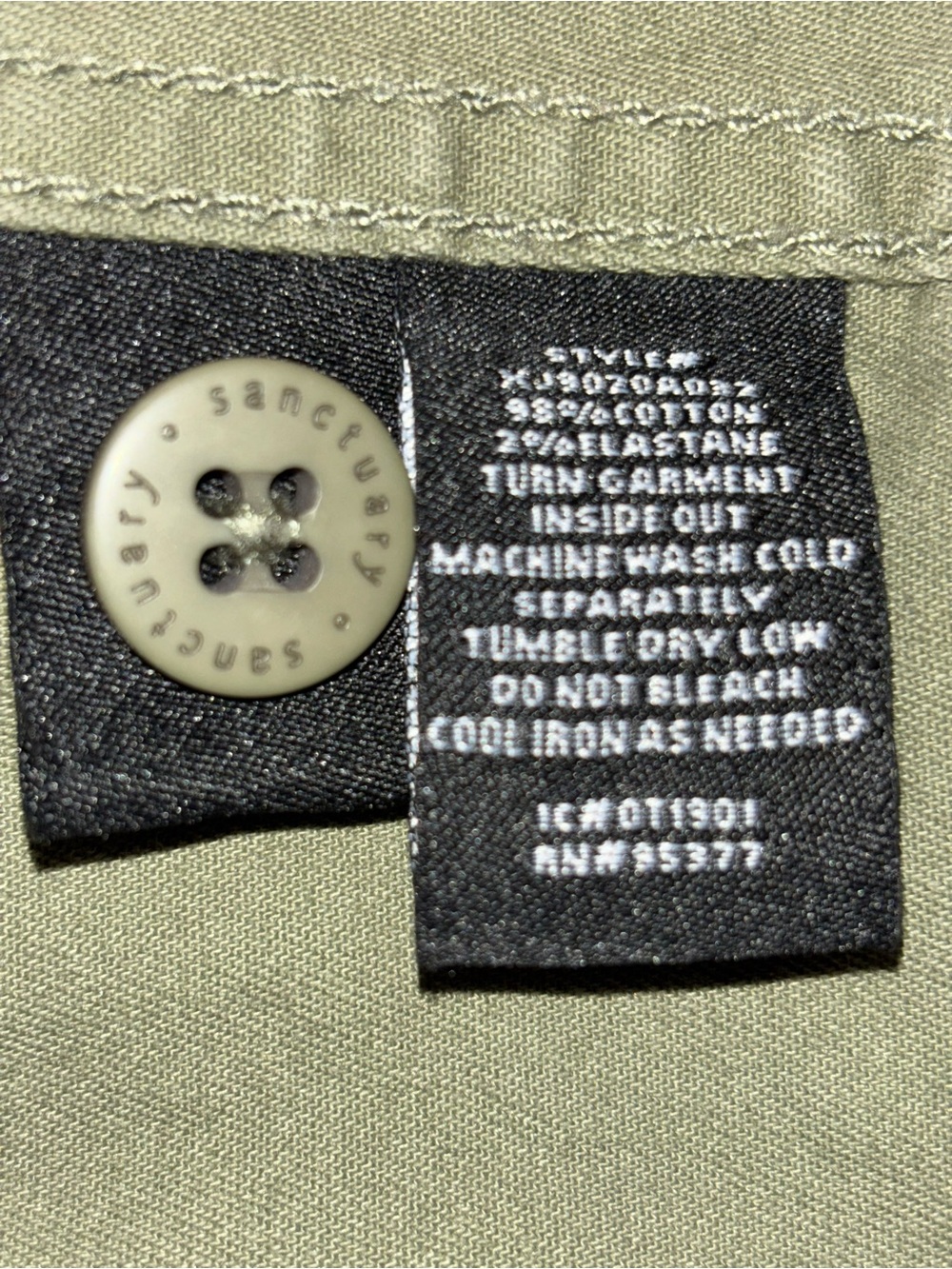 Sanctuary Olive Green Jacket - Picture 7 of 8